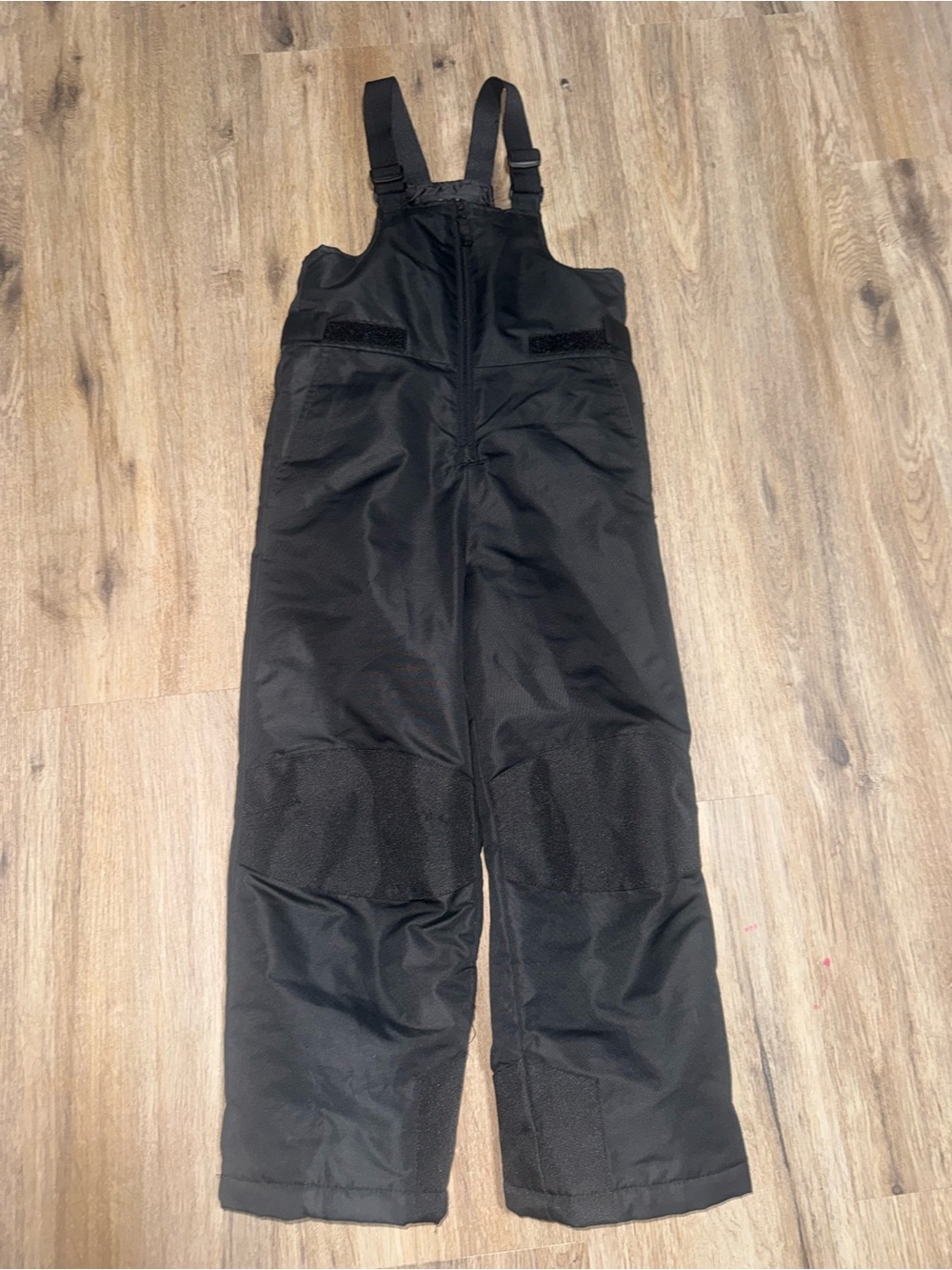 SwissTech Kids Solid Black Snow Bib Overalls Size Small (6/7)